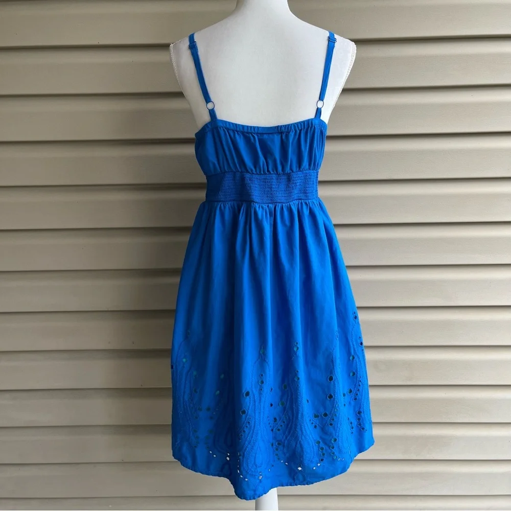 •Lane Bryant• 100% Cotton Blue Eyelet Shndress - Size 14 - Picture 6 of 9